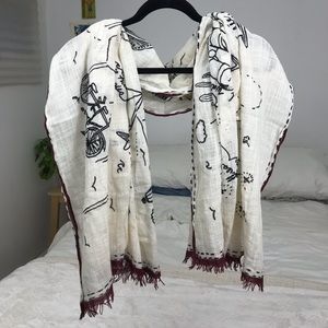 Madewell lightweight scarf.